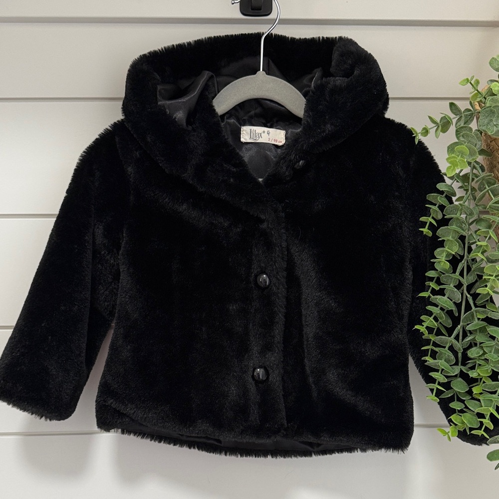 Faux Fur Hooded Jacket